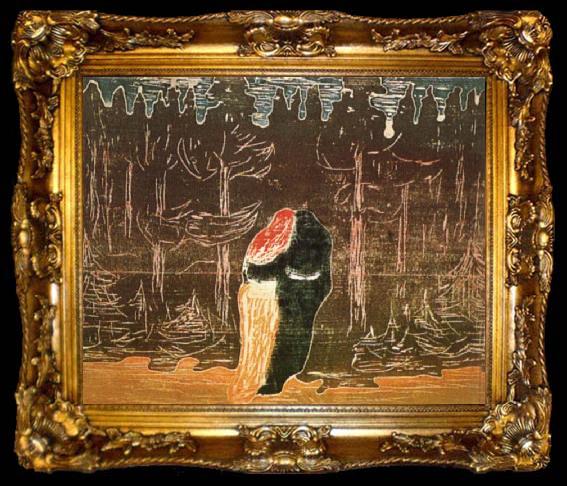 framed  Edvard Munch Forest, ta009-2
